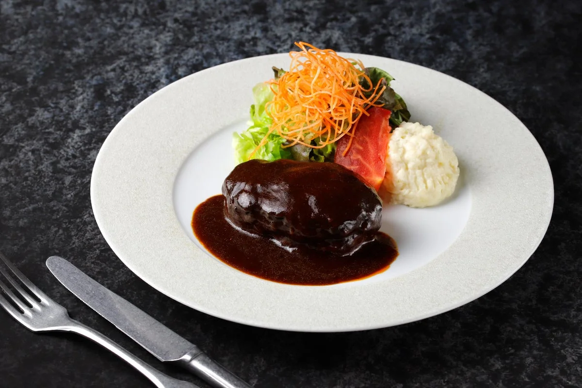 テリヤキソースハンバーグ