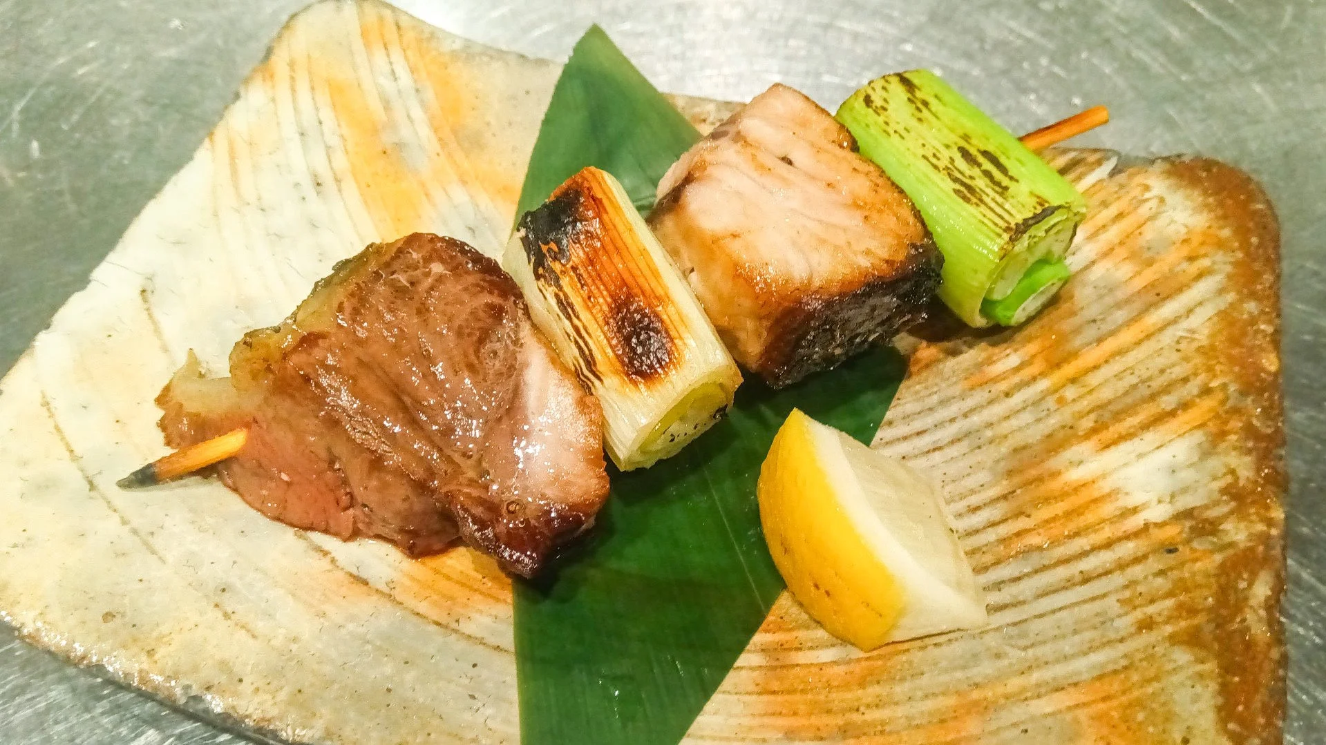 選べる串焼き 厚切り天然寒ぶりねぎ間串