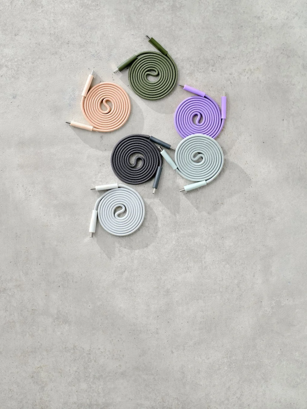 Flat Spiral Cable CtoC 1m