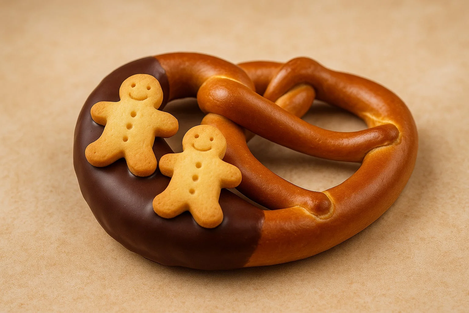 ジンジャーマンチョコプレッツェル