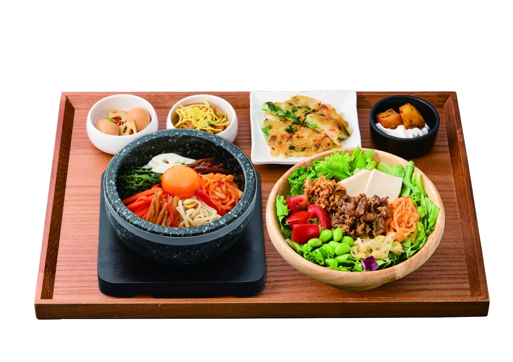 石焼ビビンバ&牛カルビサラダセット