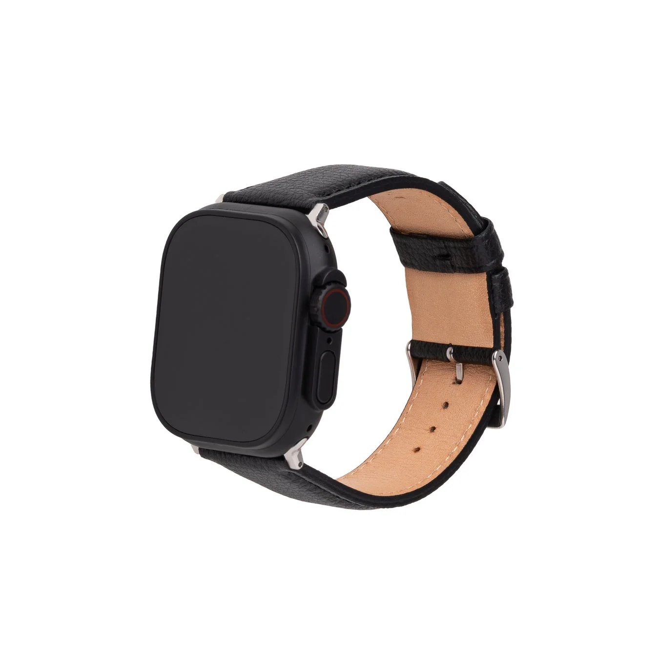 CRUMBS Leather AppleWatch band Black