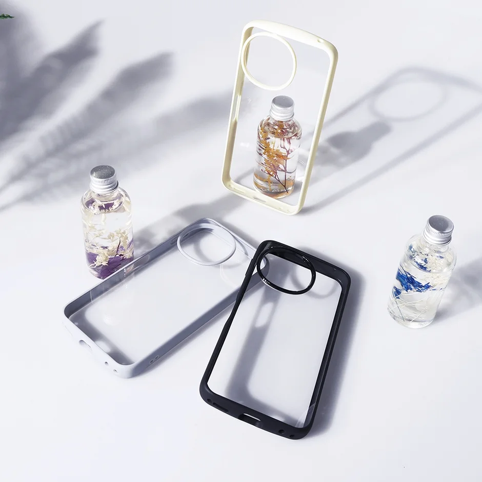 Puffull 耐衝撃 バンパー ハイブリッドケース