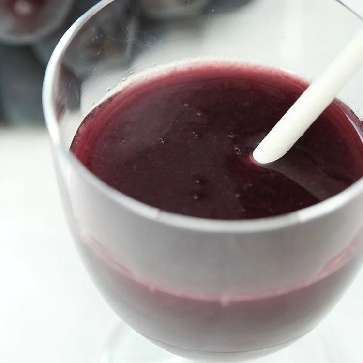 ぶどうジュースのクローズアップ