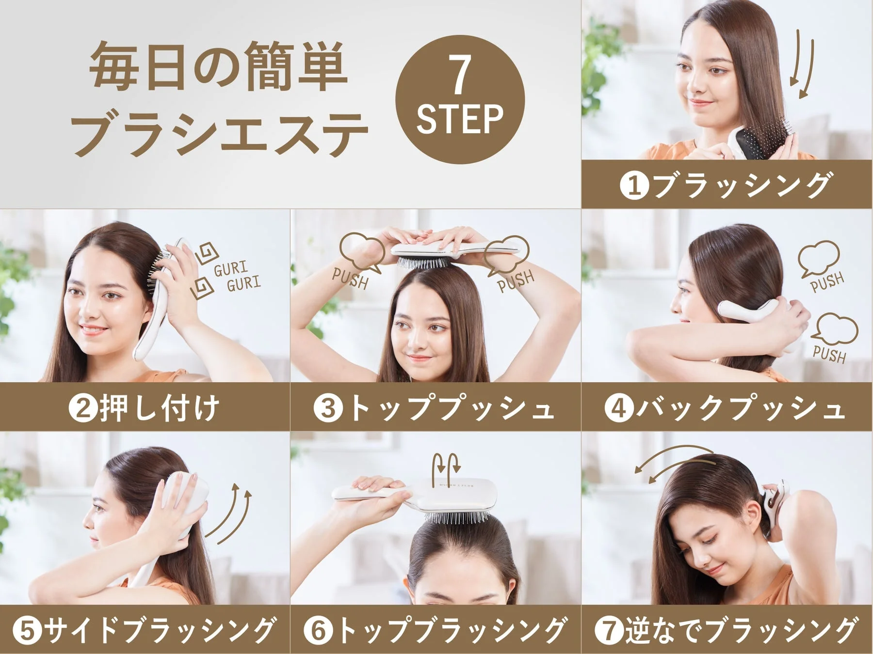 毎日の簡単ブラッシュエステ 7 STEP