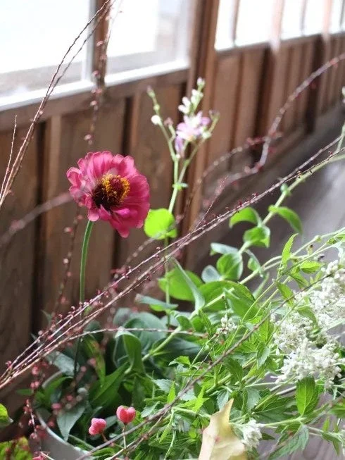 華道体験の様子