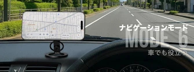 車載ホルダーとして使用されるMagflex