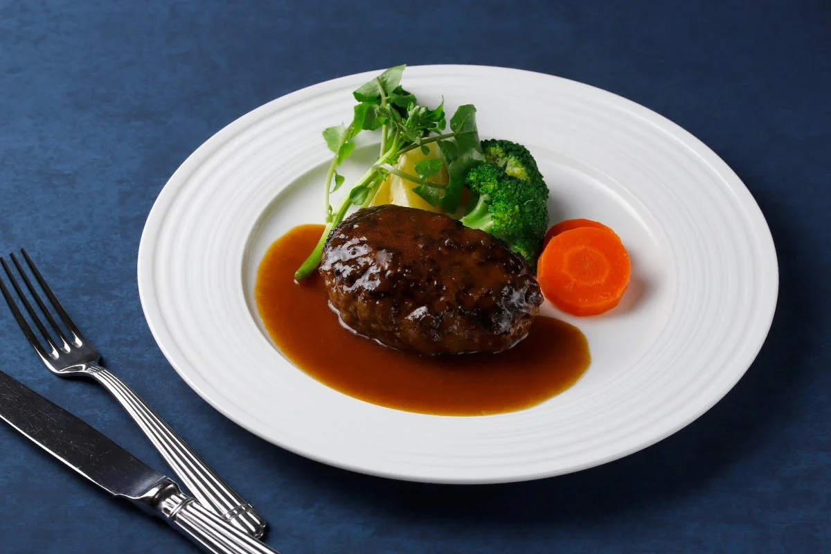 ペッパーソースハンバーグ