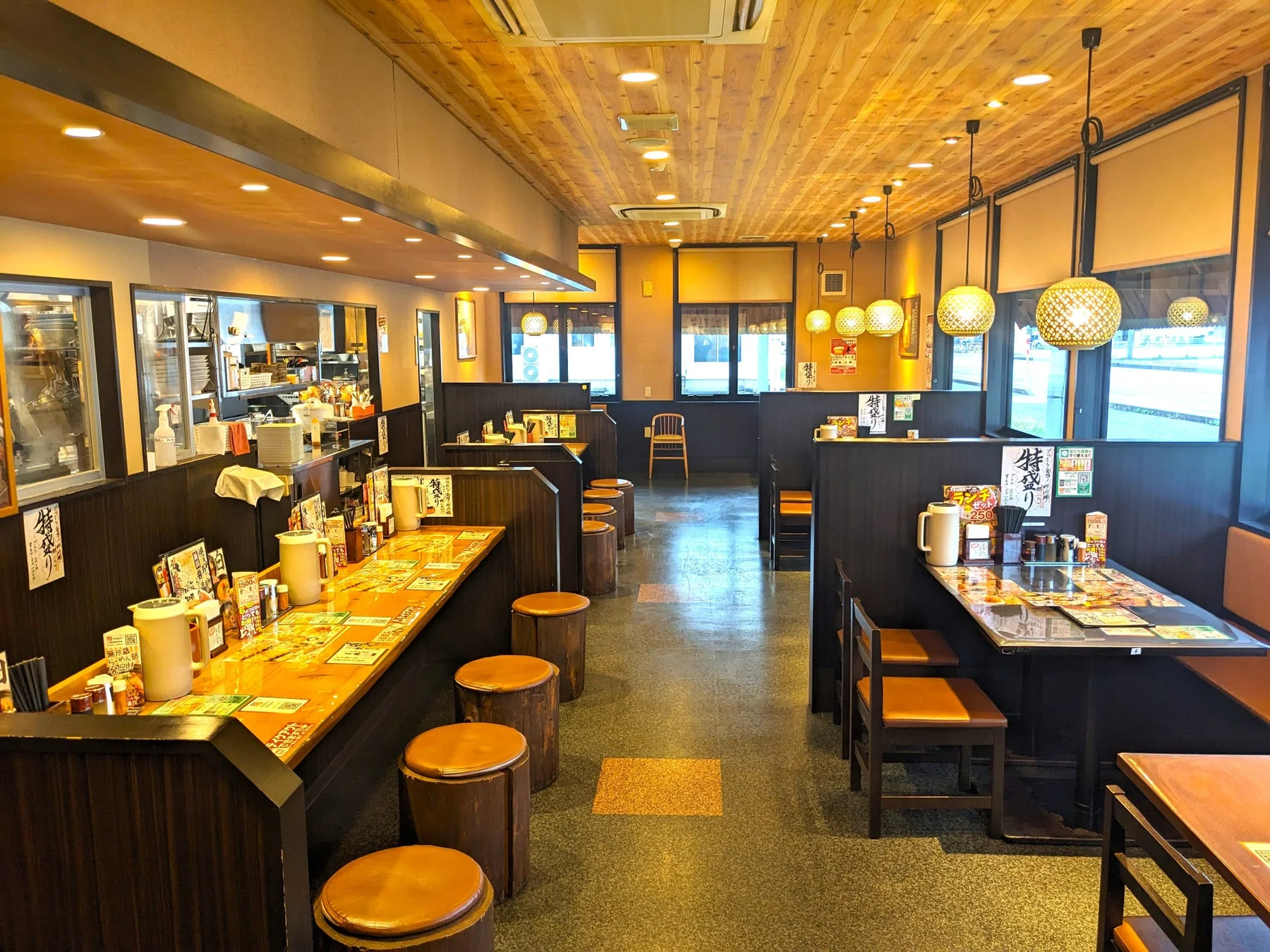 店内ボックスシート