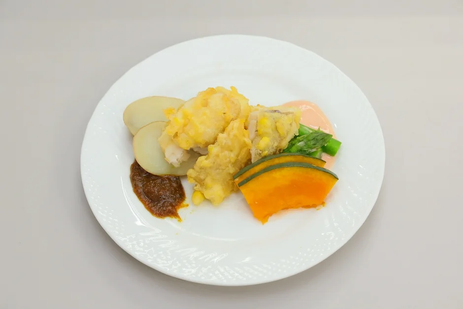 鱈のコーンフリット