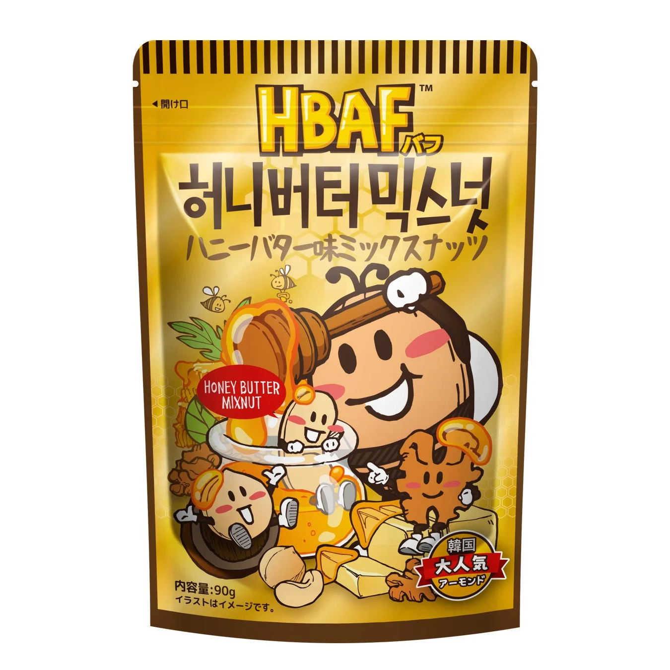 ハニーバター味ミックスナッツ