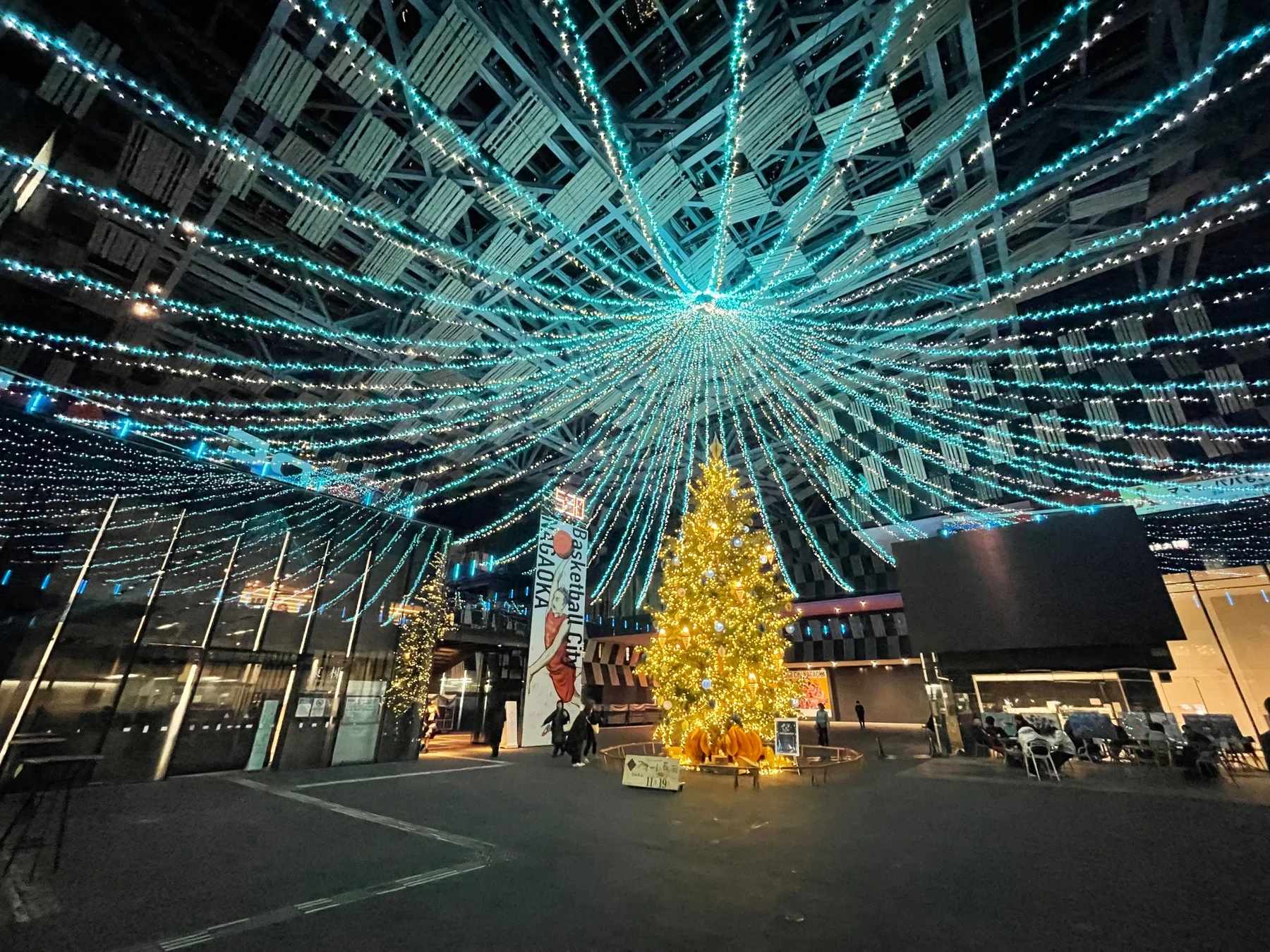 アオーレ長岡のAollumination