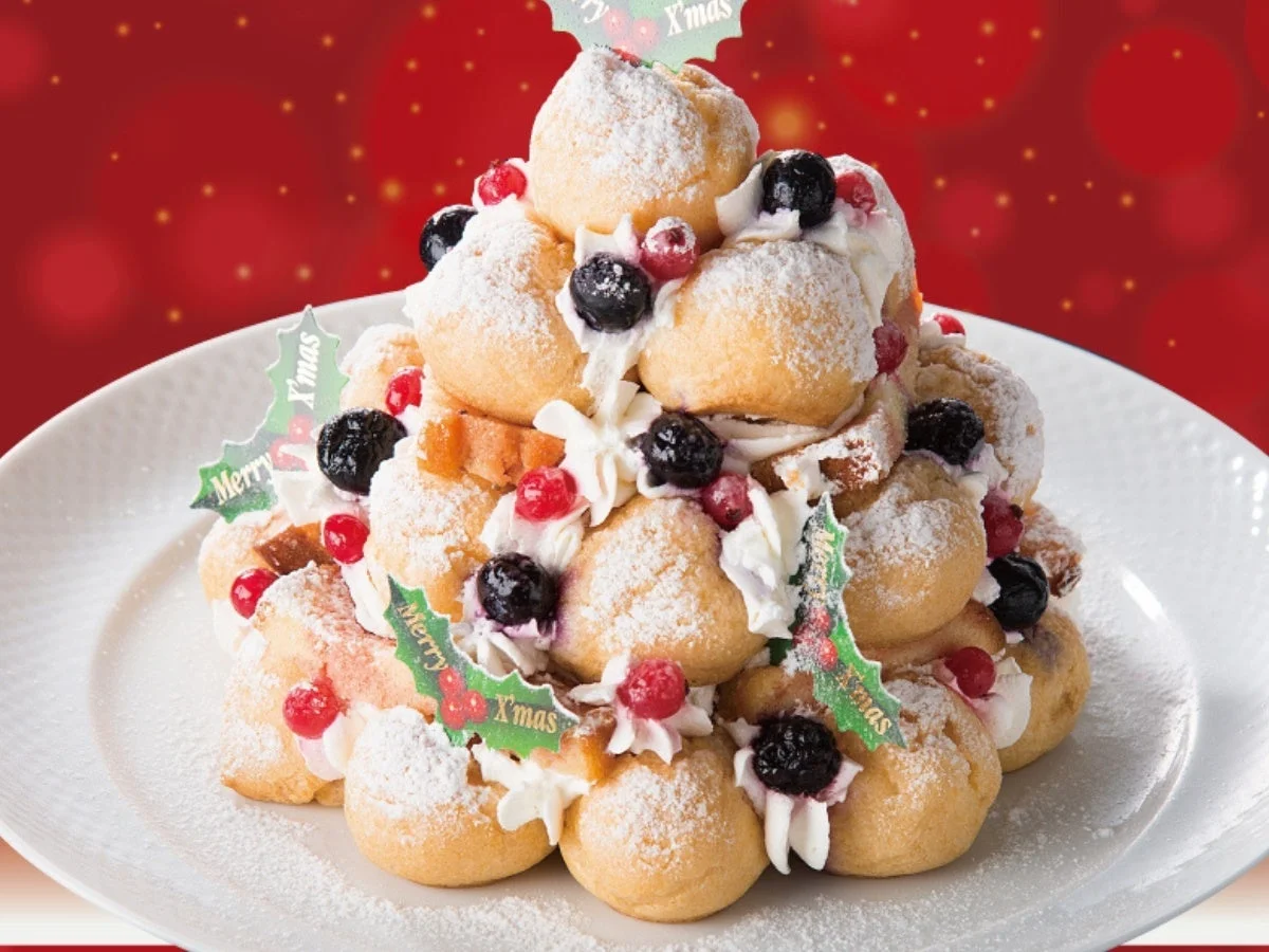 クリスマスツリーのようなプロフィットロール