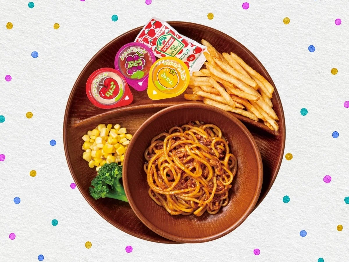 キッズ ミートソースプレート