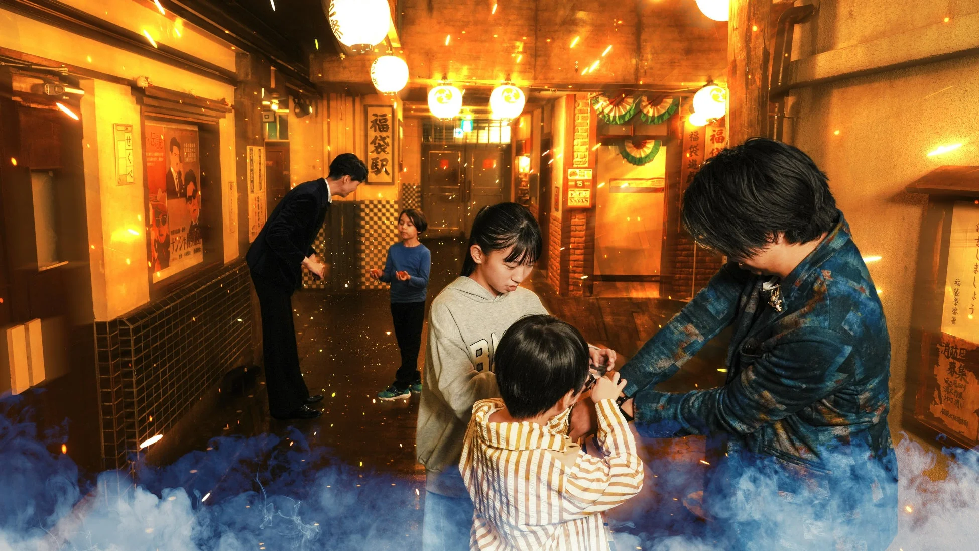 ストリートマジックの様子