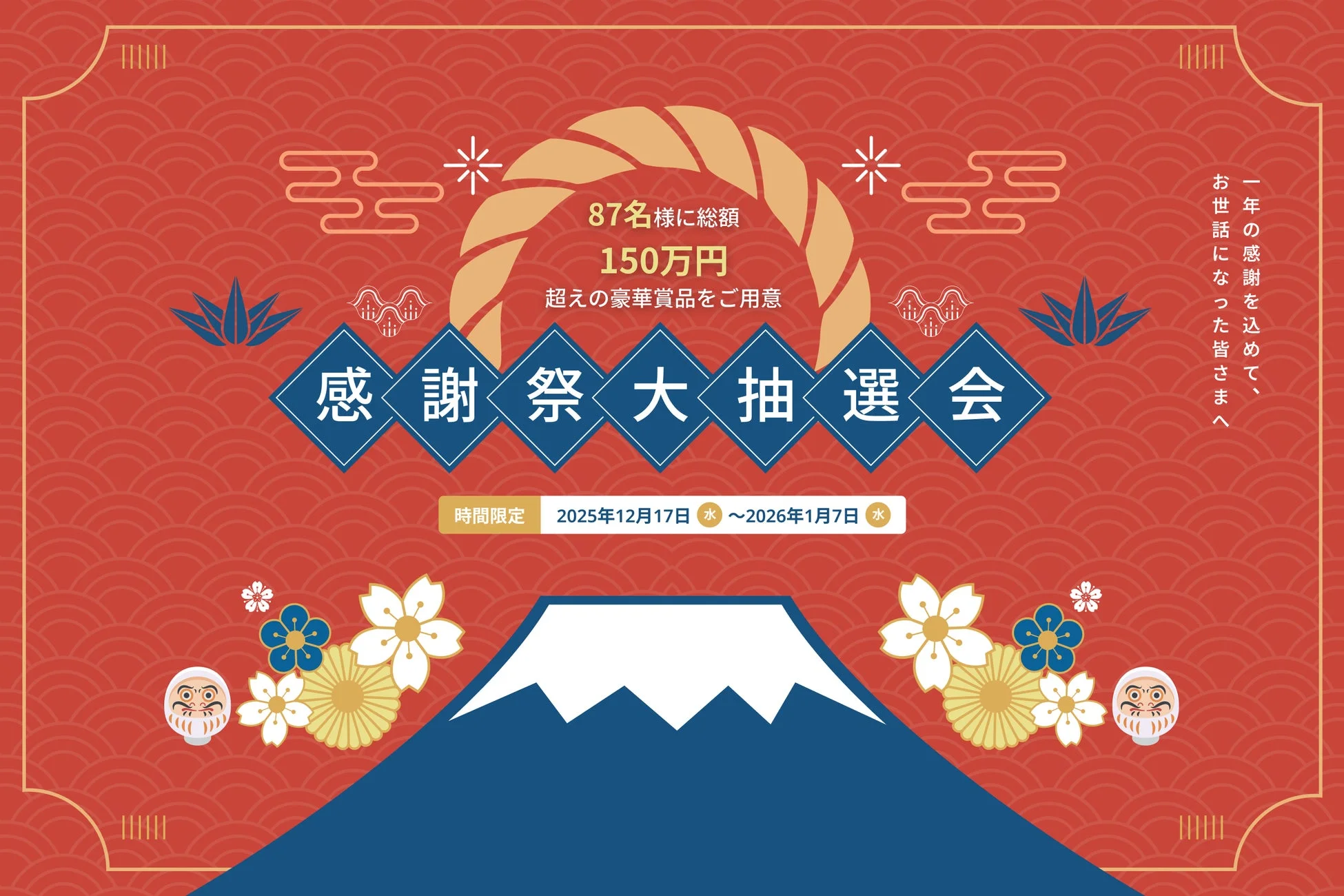 感謝祭大抽選会