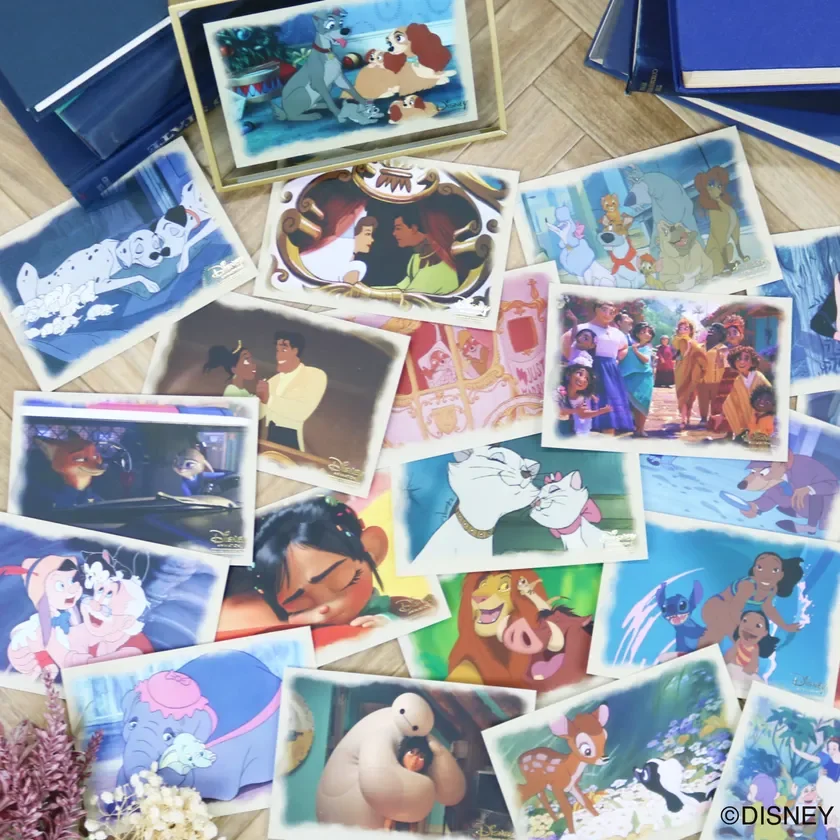 ディズニーキャラクターのポストカード