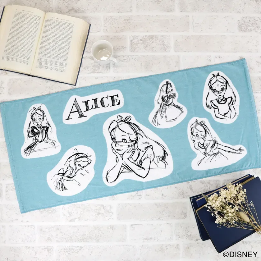 アリスのフェイスタオル