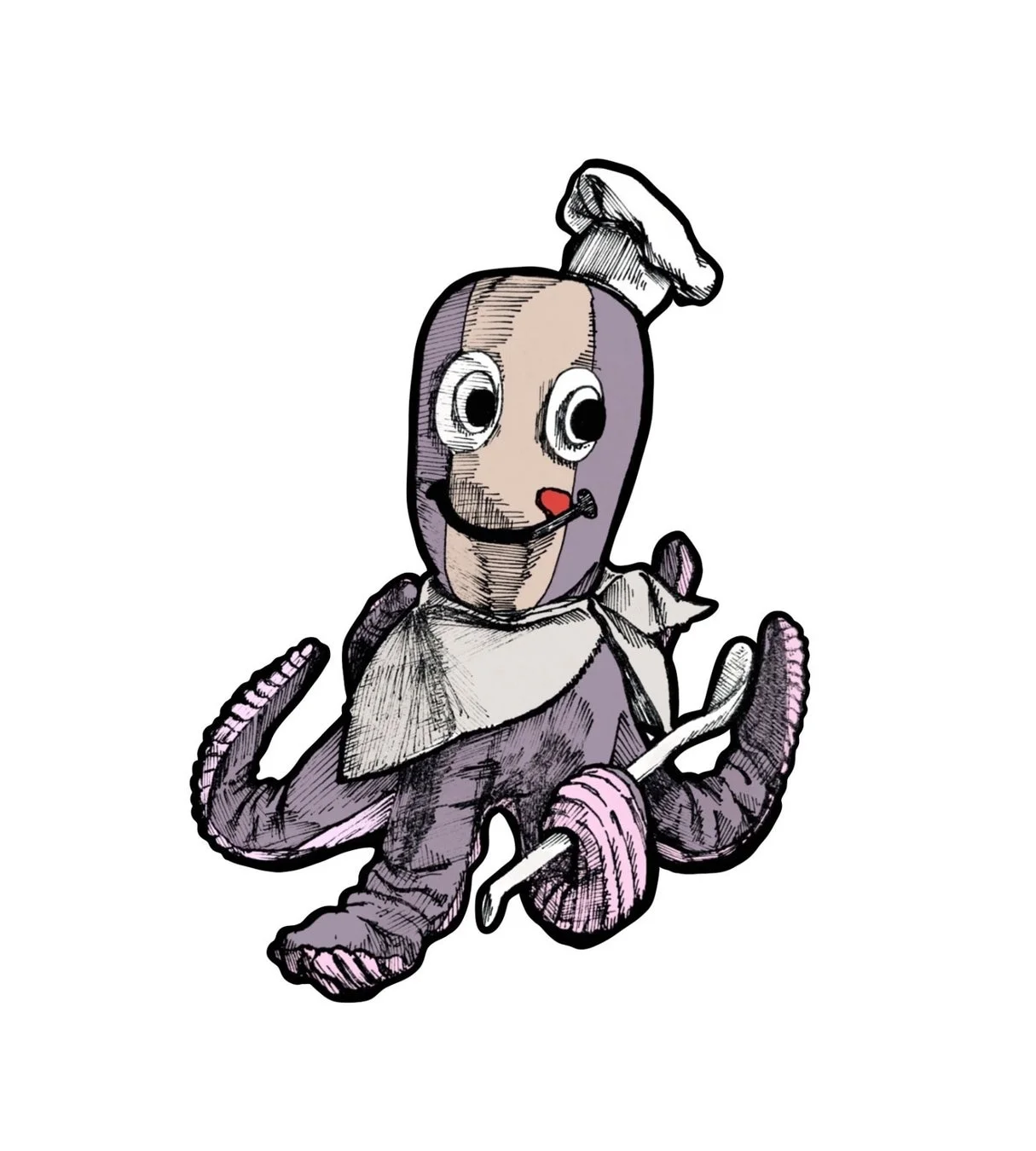 吉村生成氏のタコのイラスト