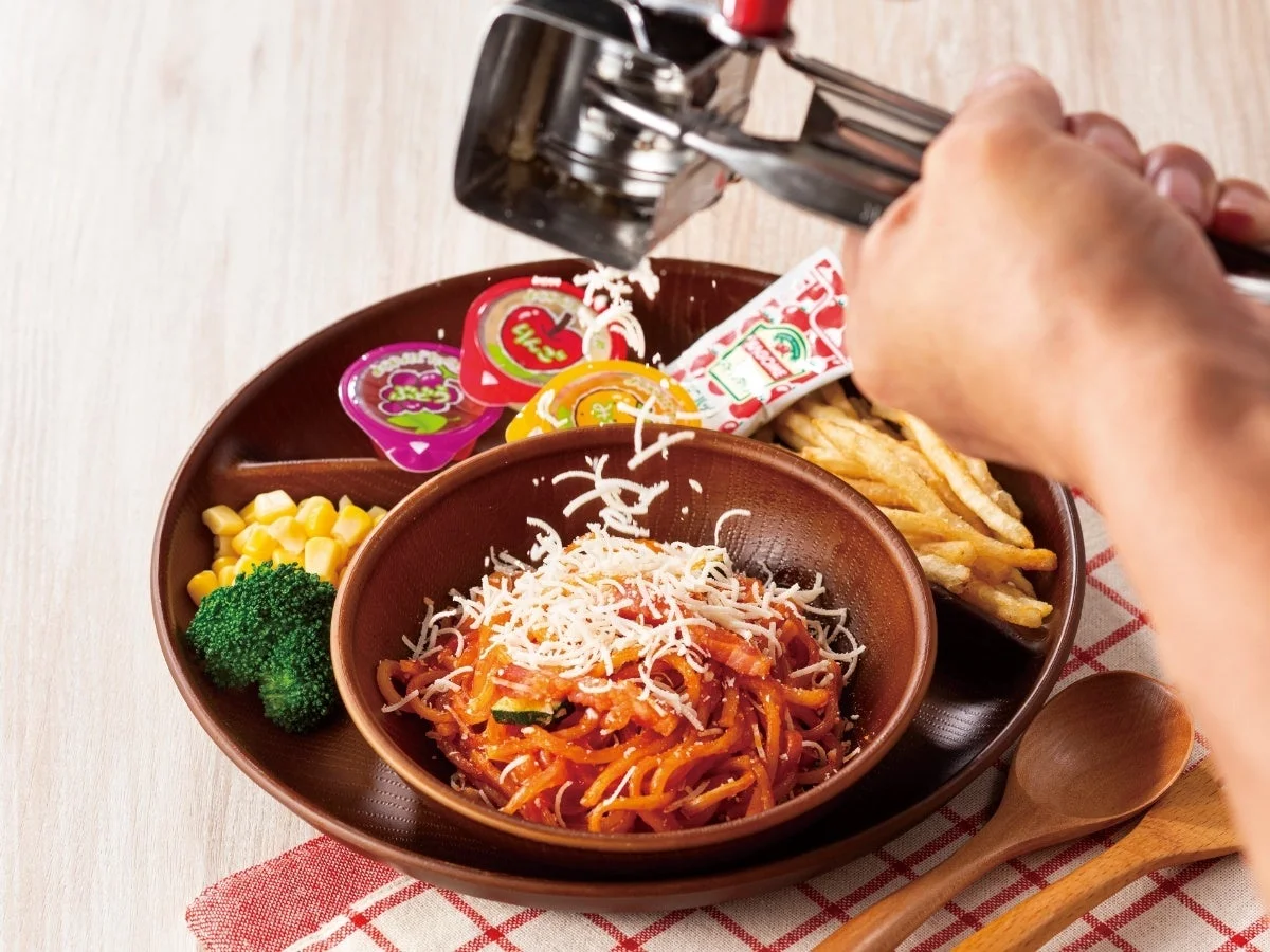 チーズをかけるサービス