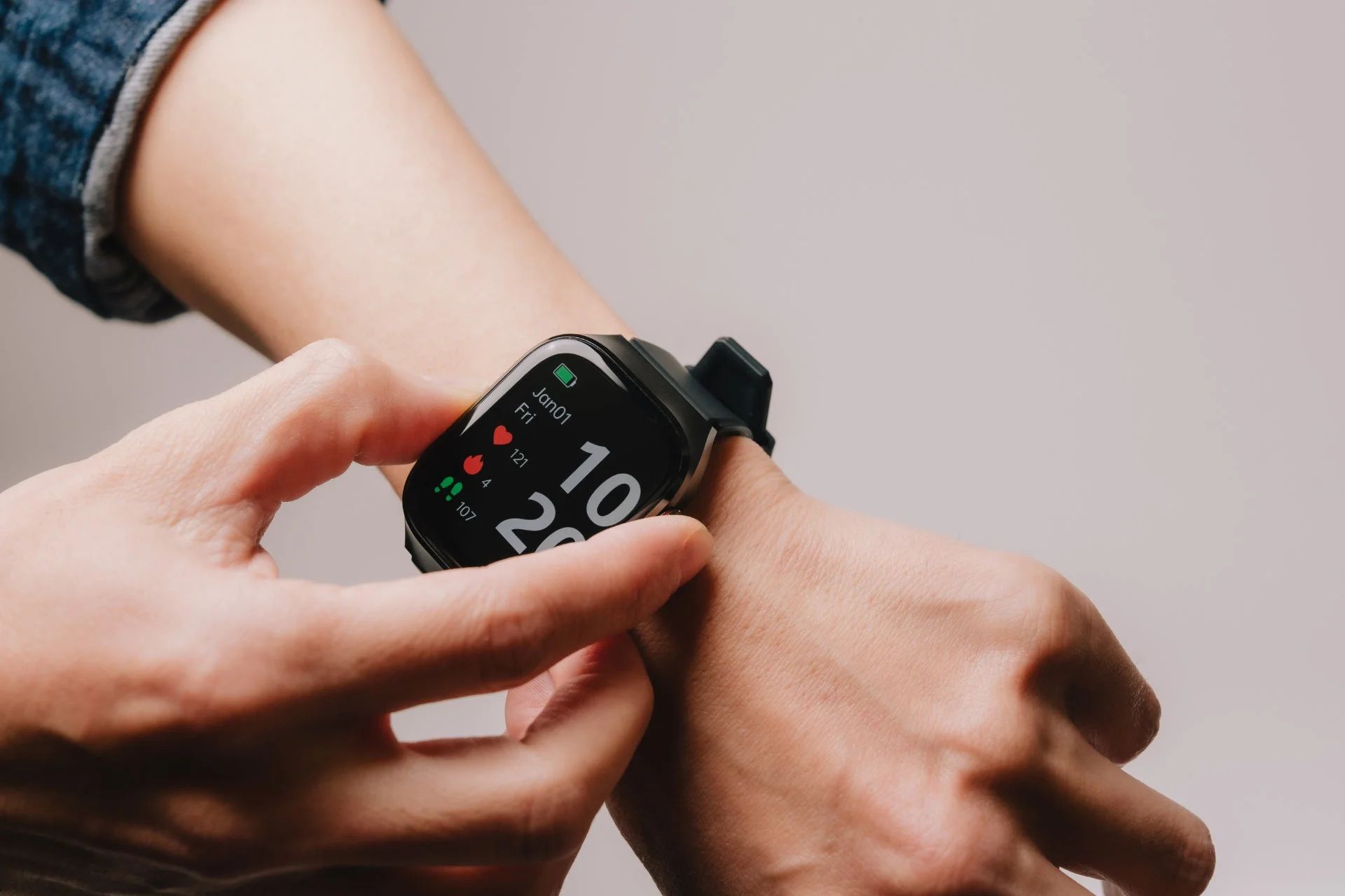 スマートウォッチの画面