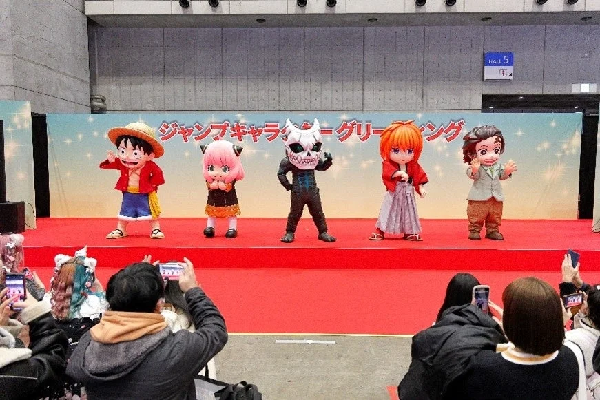 昨年のキャラクターグリーティングの様子