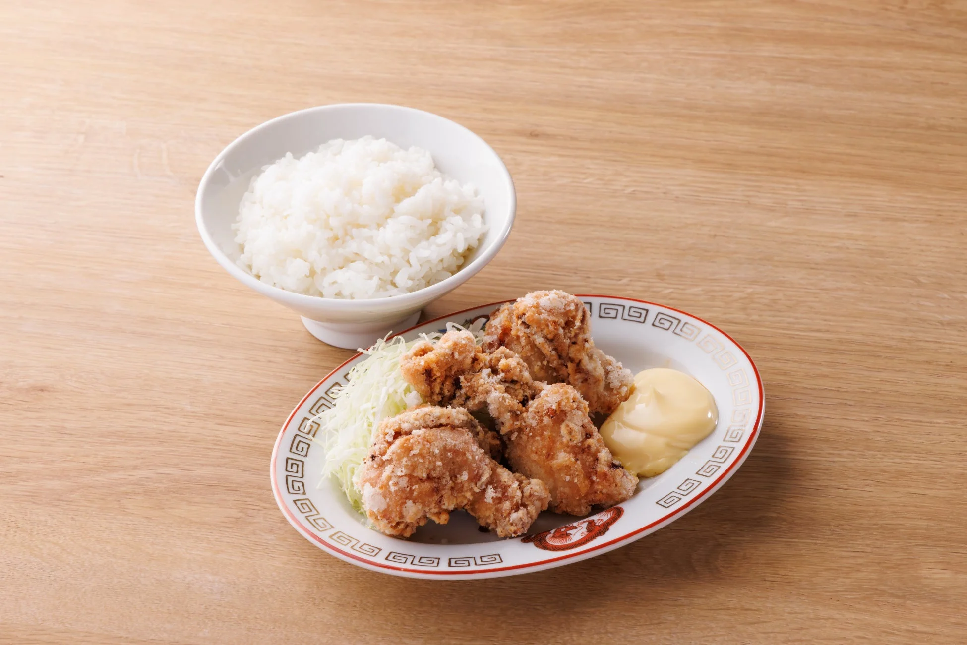 ラーメンと唐揚げセット