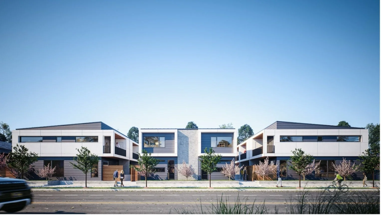 現代的なデザインの住宅