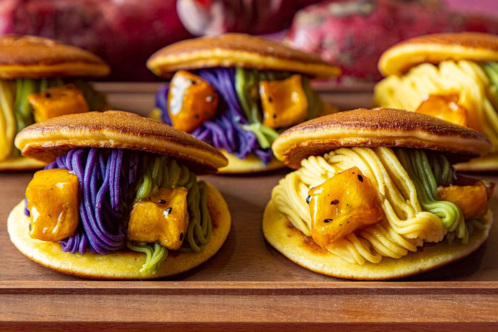 お芋スイーツ専門店フランダースフリッツ／抹茶＆焼き芋の2層モンブラン生どら焼き