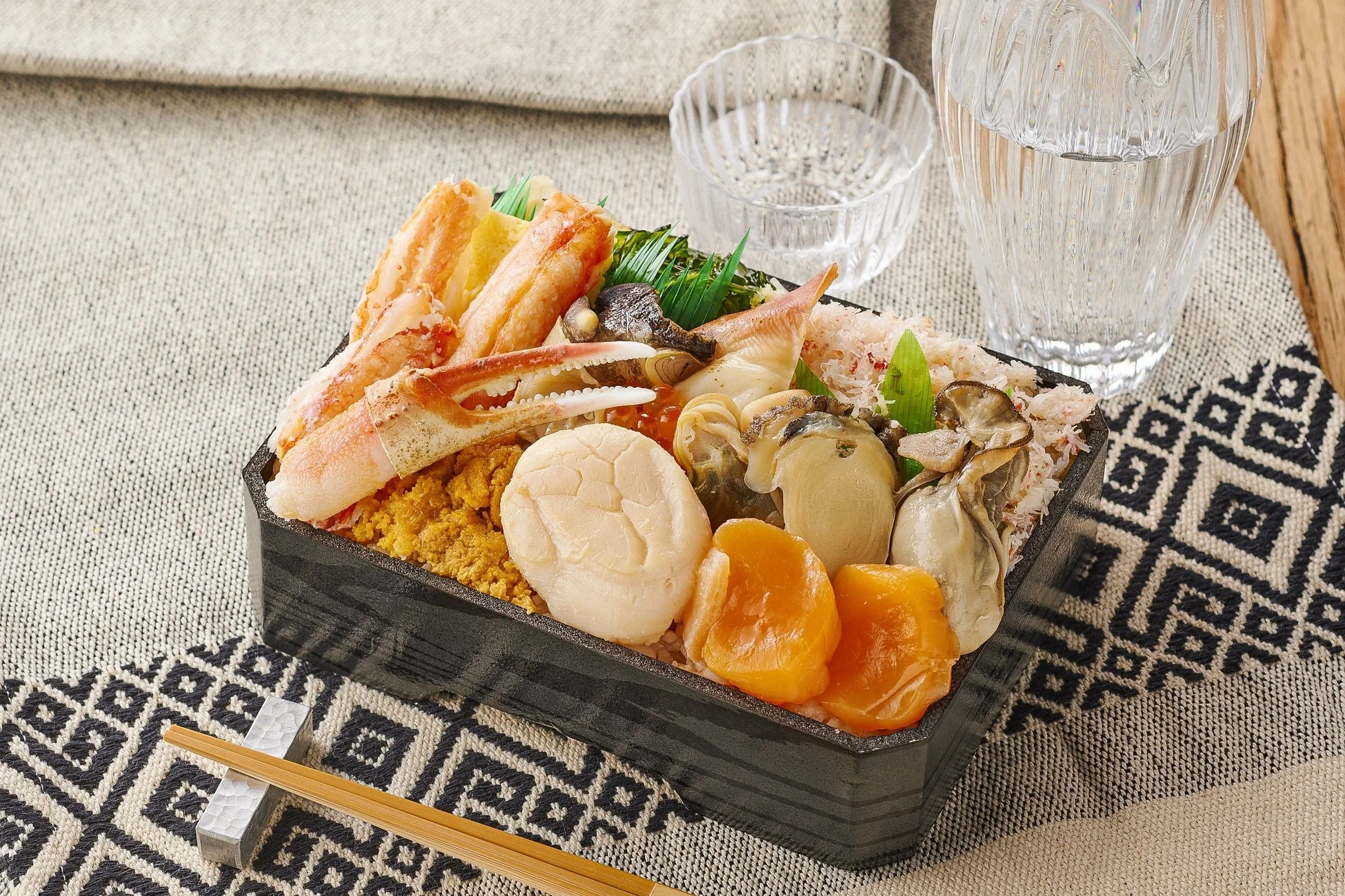 貝づくしとかに弁当