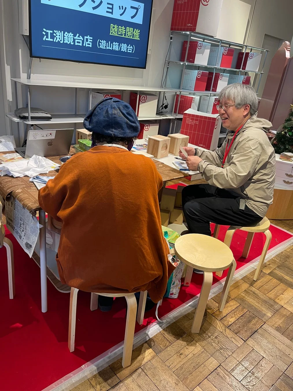 遊山箱ワークショップの様子