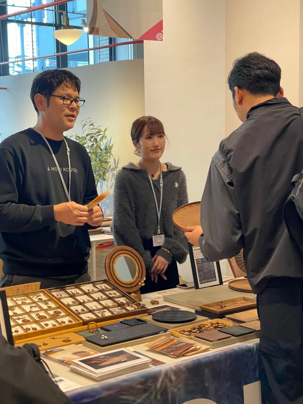 クラフトフェアのようなイベントブース