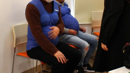 マタニティジャケット着用体験