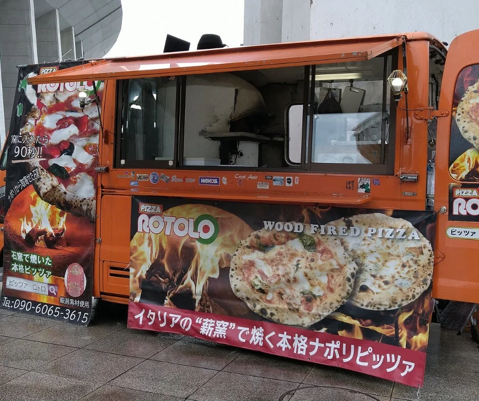 ピザのフードトラック