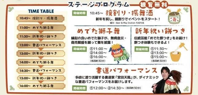 ステージプログラム