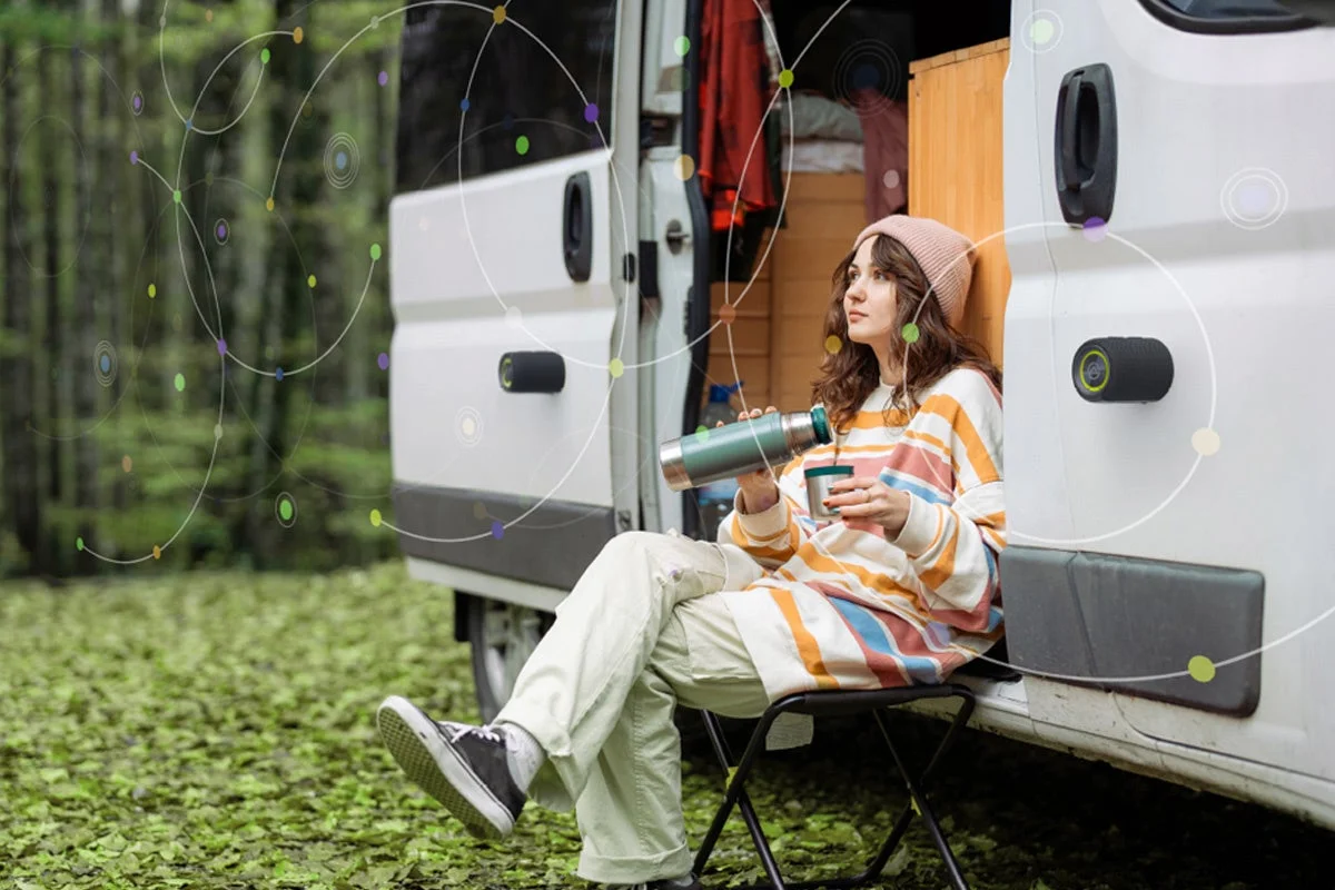 アウトドアでの使用イメージ