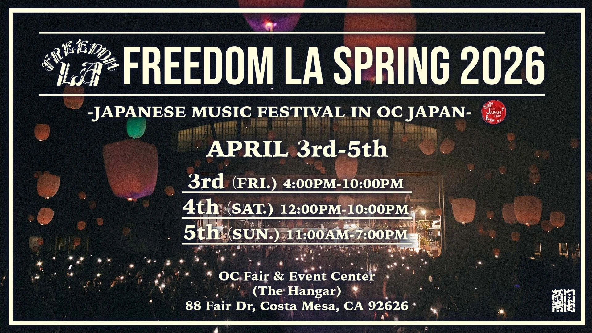 Freedom LA Spring 2026のポスター