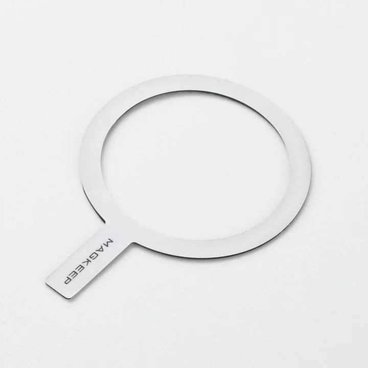 マグネットリングステッカー単体 白