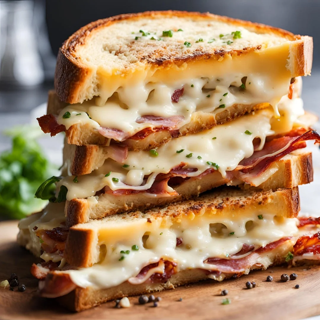 とろけるチーズのサンドイッチ