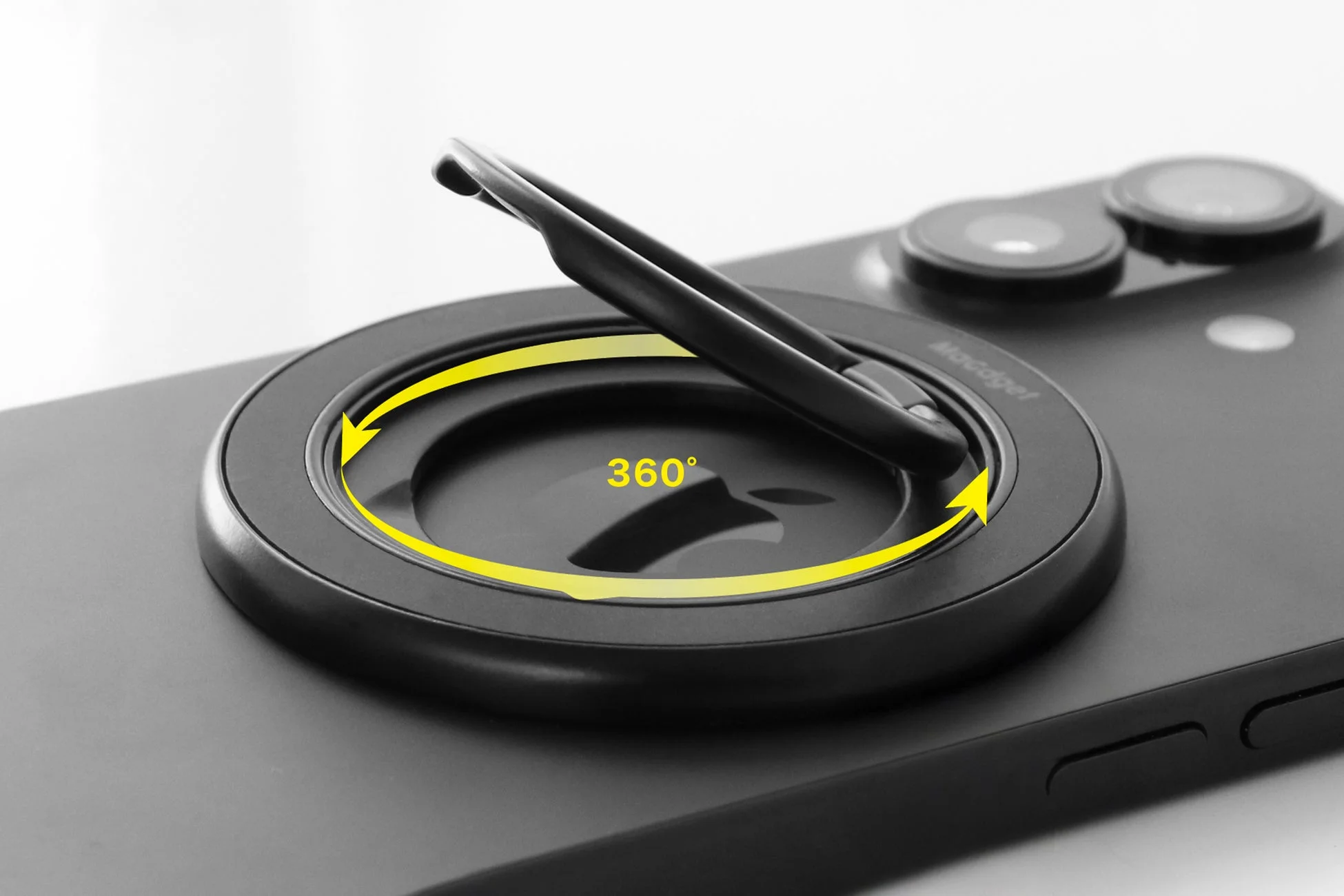 360度回転するスマホリング