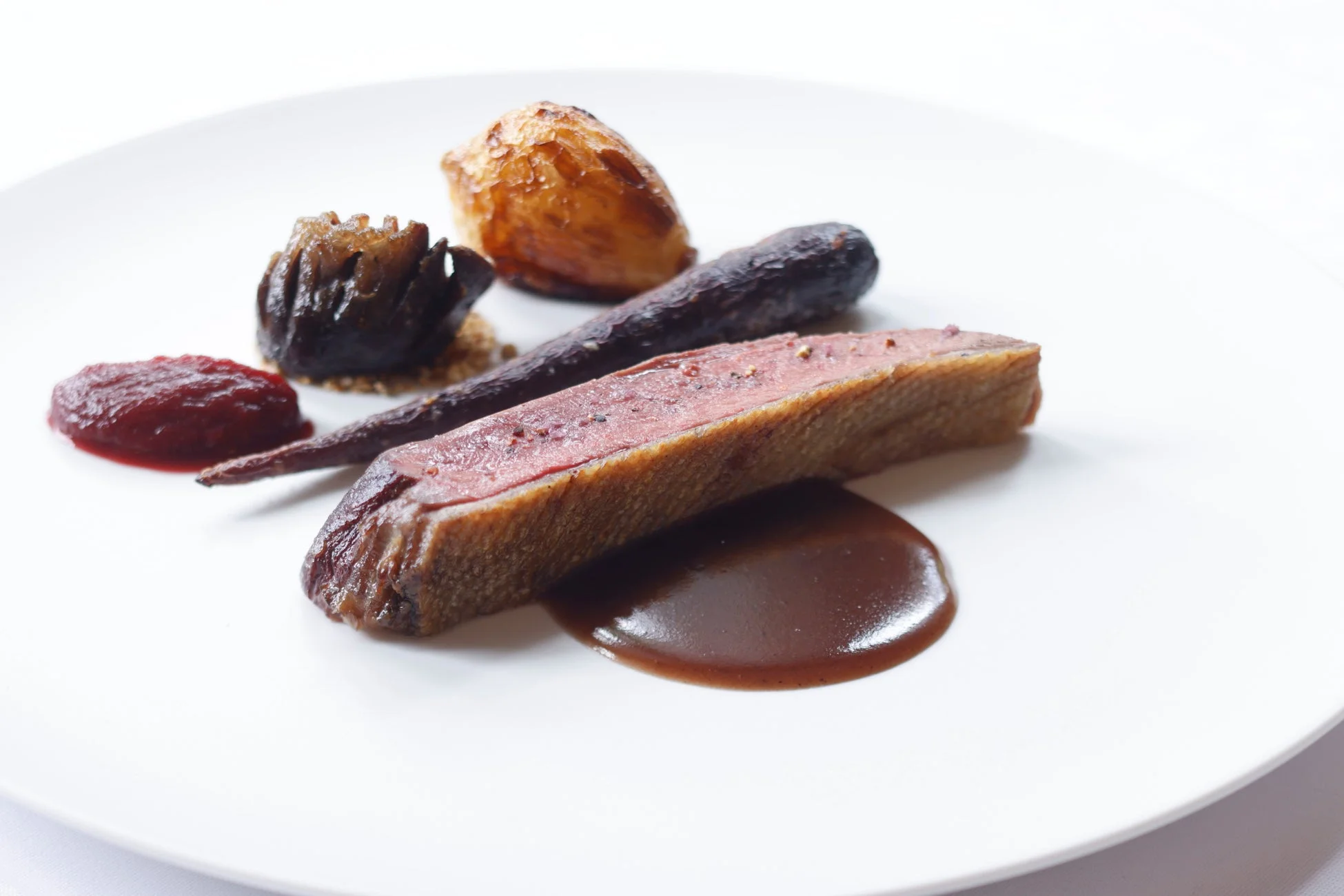 鴨肉のロースト