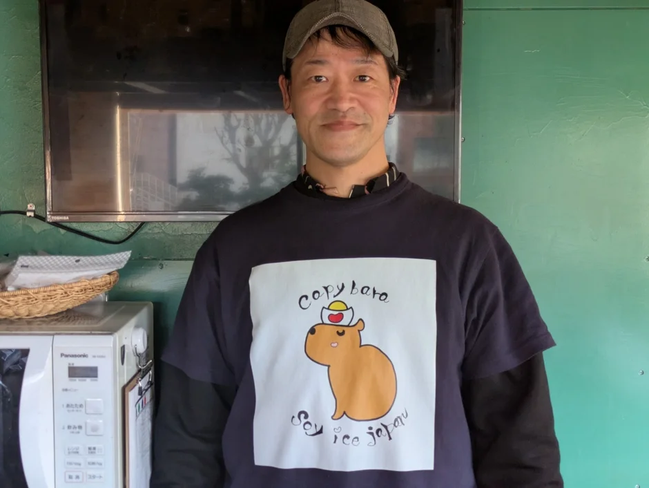 店主らしき人物