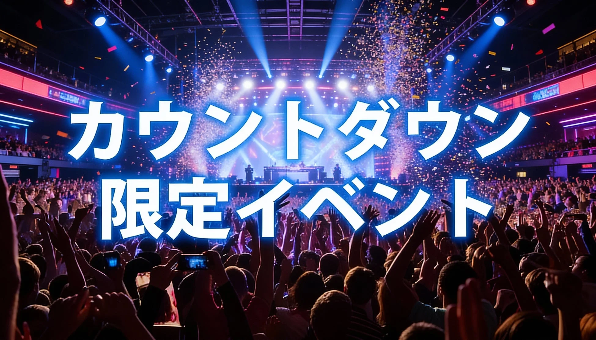盛り上がるカウントダウンイベント
