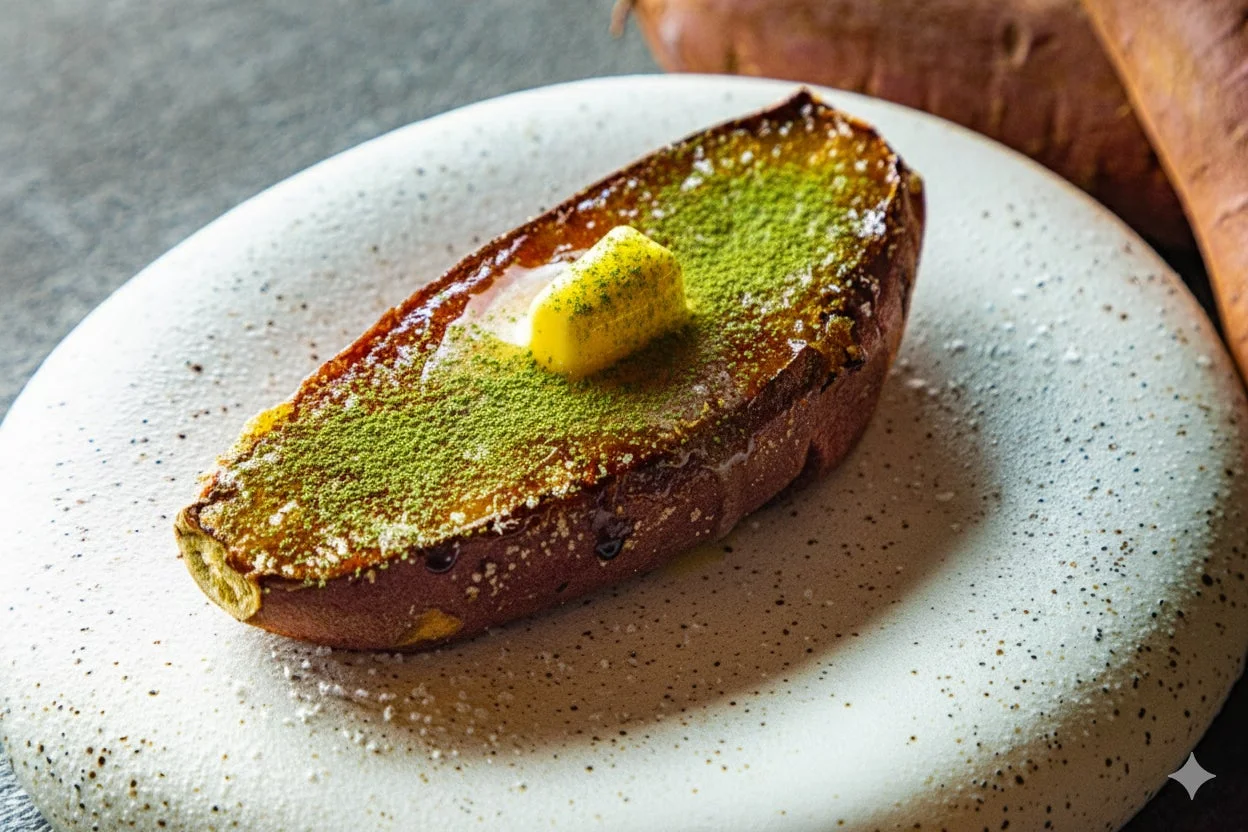 焼き芋抹茶バター