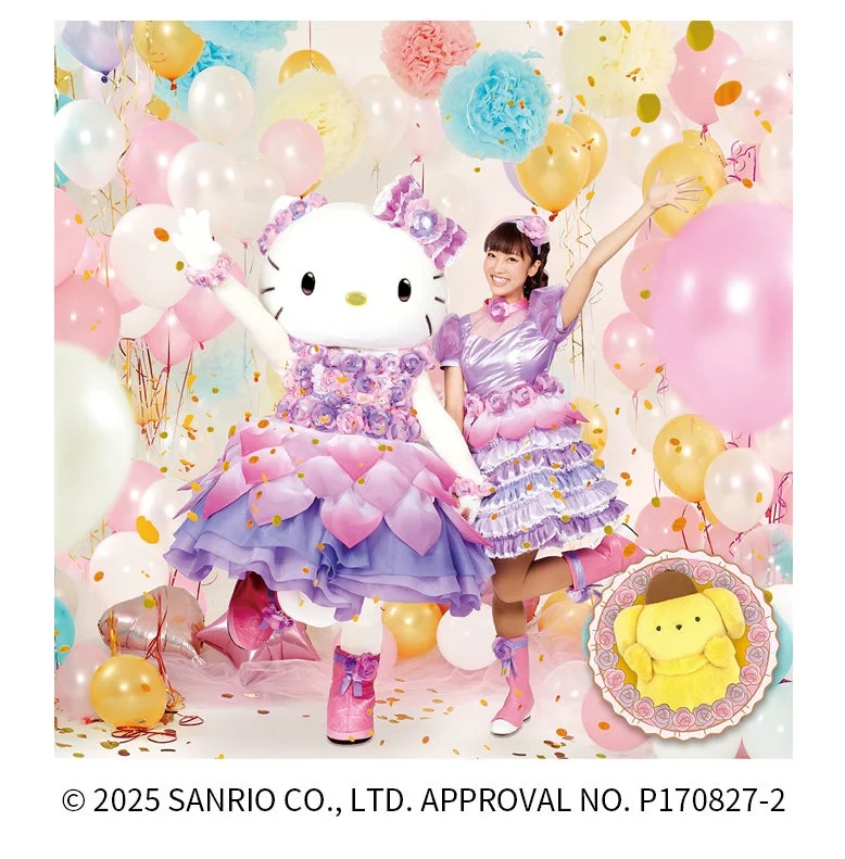 ハローキティとポムポムプリンのステージイメージ