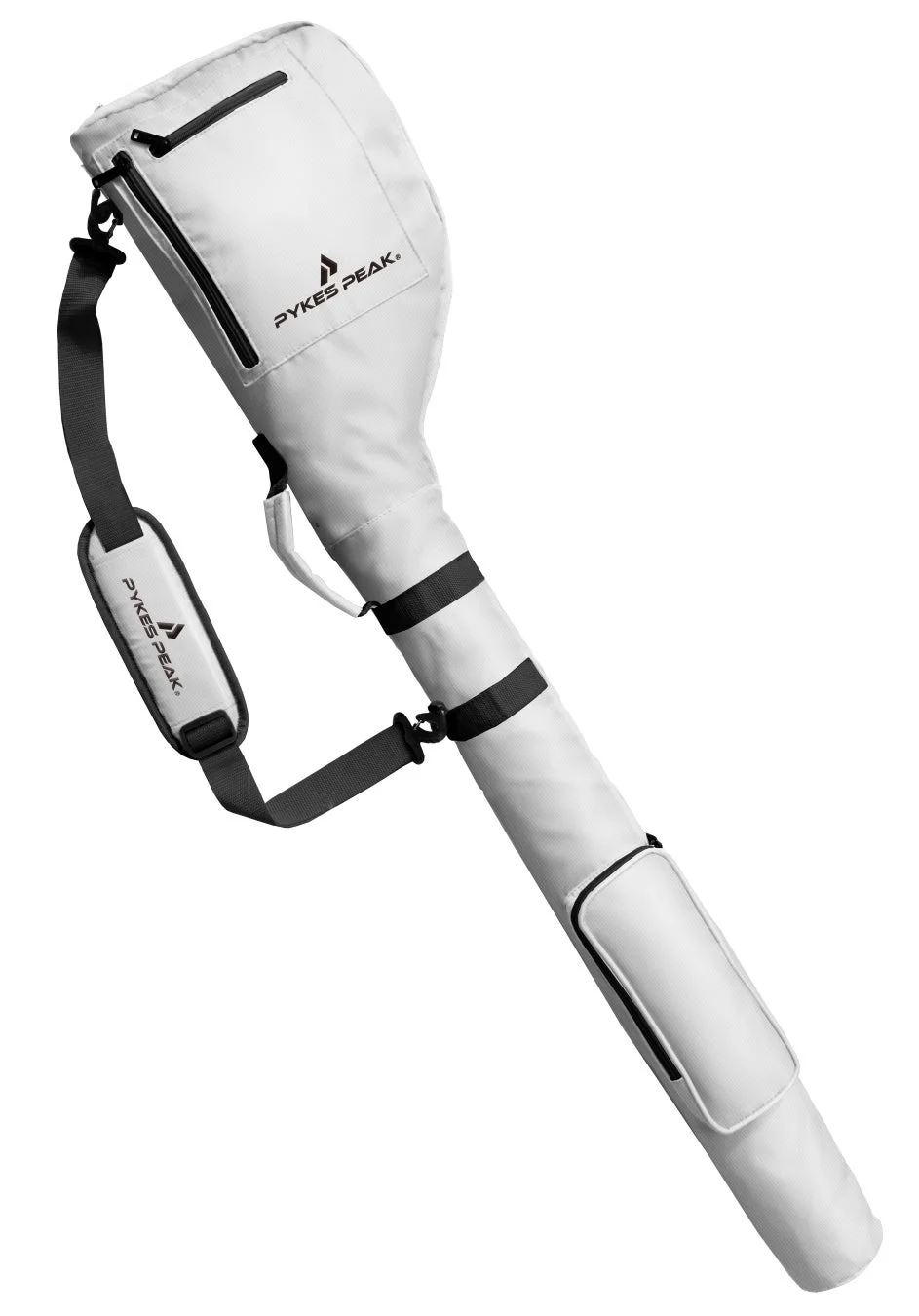 白い軽量なゴルフクラブケース