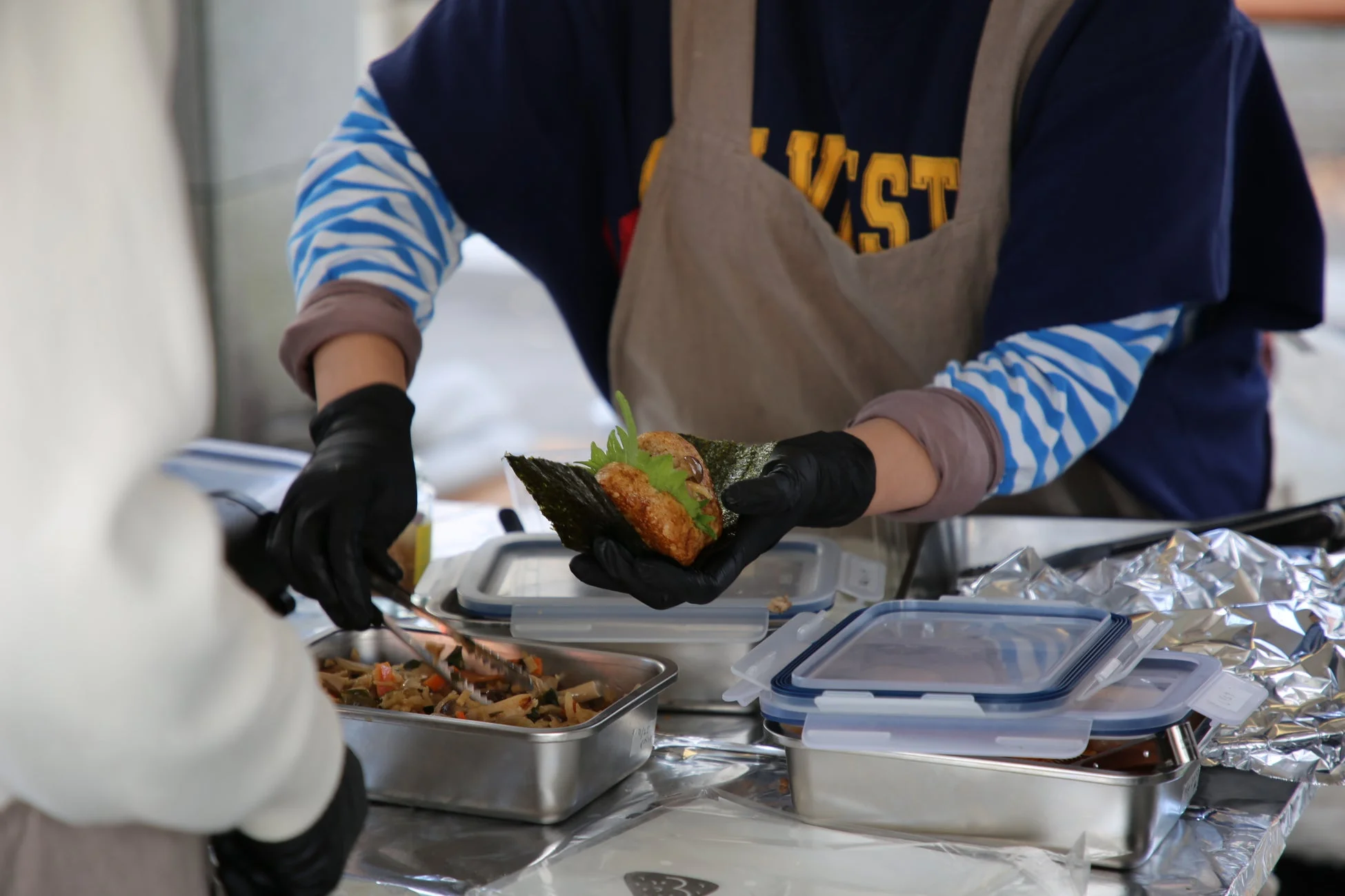 フード提供の様子