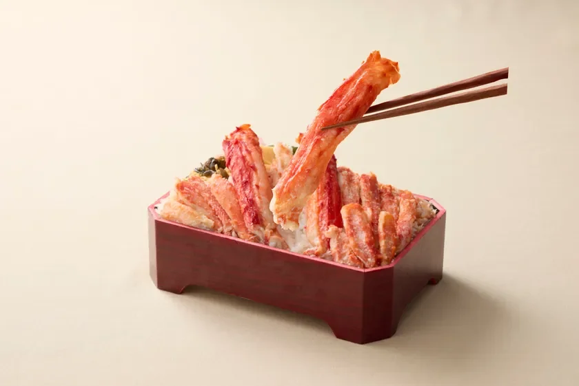 根室産たらばがに棒肉づくし弁当