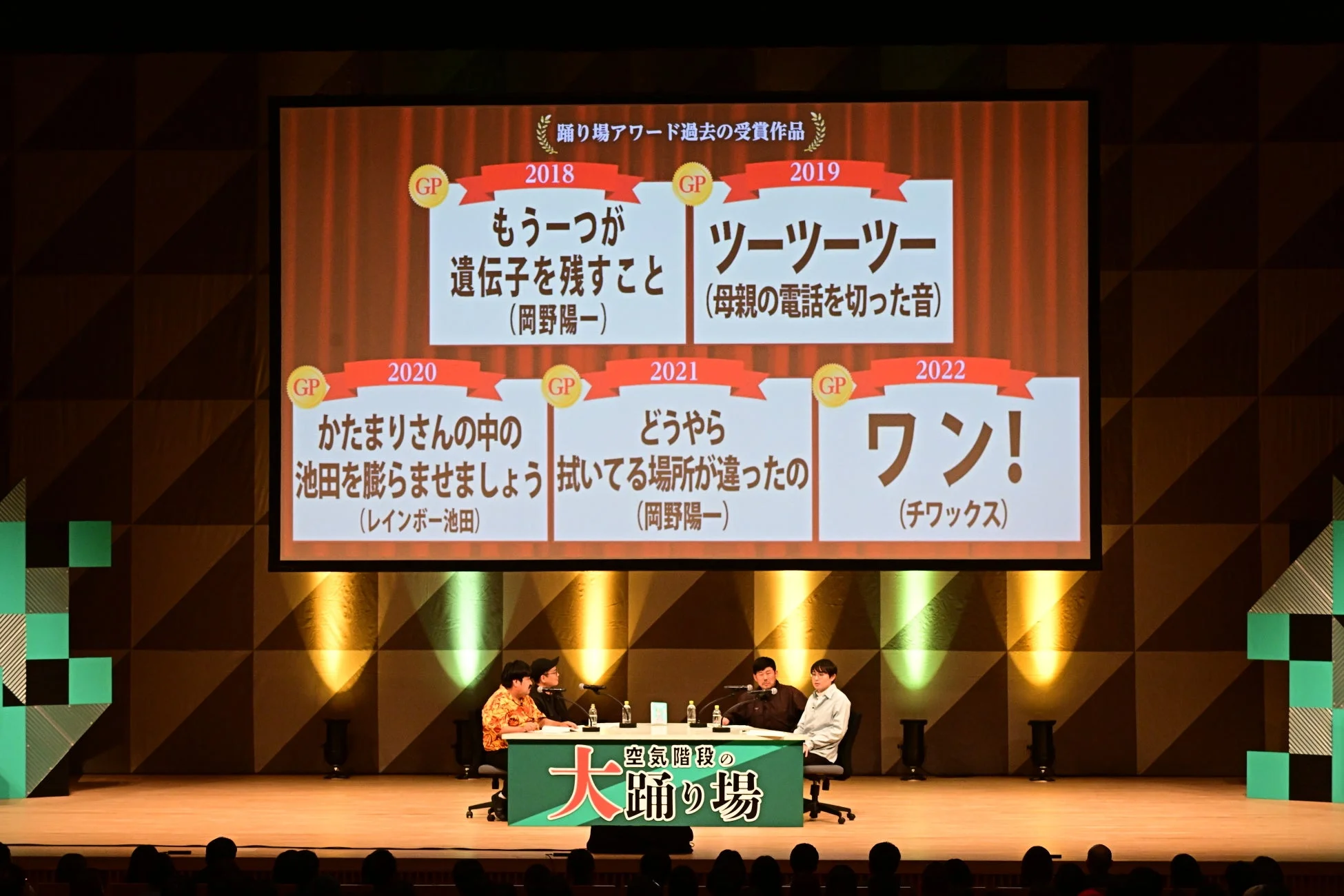 踊り場アワード過去の受賞作品