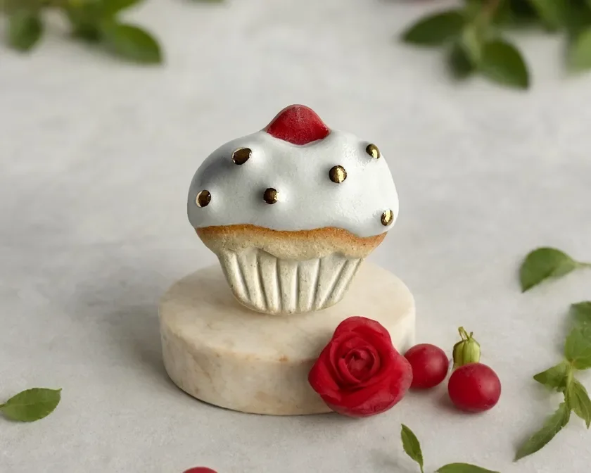 フェイクスイーツのカップケーキ